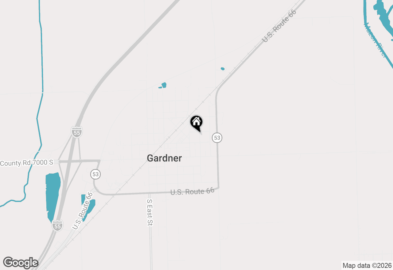 Map of 209 N Pine Street, Gardner, IL 60424