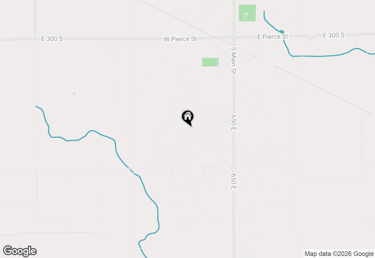 Map of 3720 Indigo Blue Boulevard, Whitestown, IN 46075