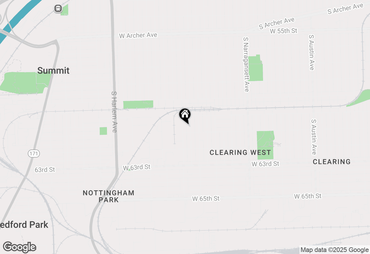 Map of 6039 S Oak Park Avenue, Chicago, IL 60638