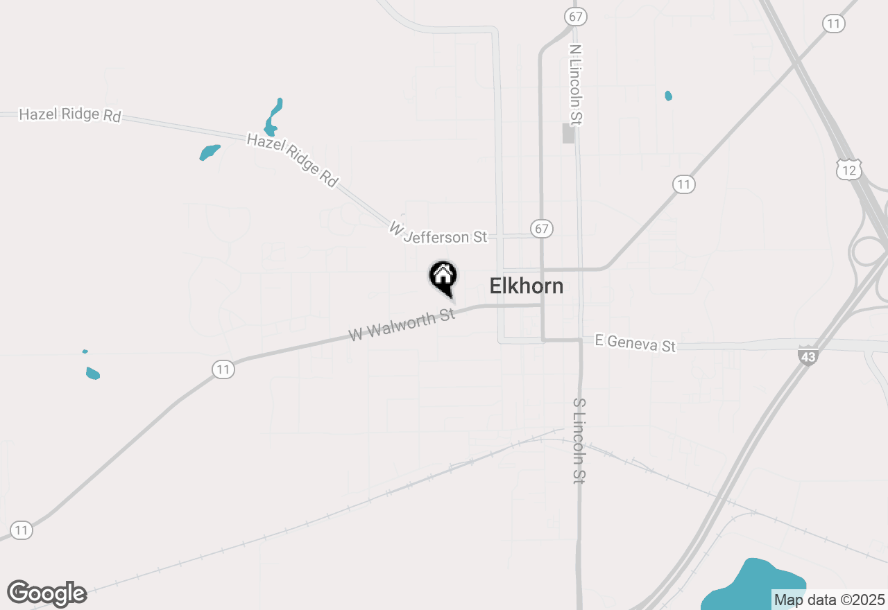 Map of 318 W Walworth St, Elkhorn, WI 53121