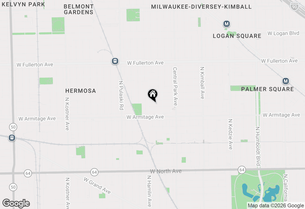 Map of 3741 W Dickens Avenue, Chicago, IL 60647