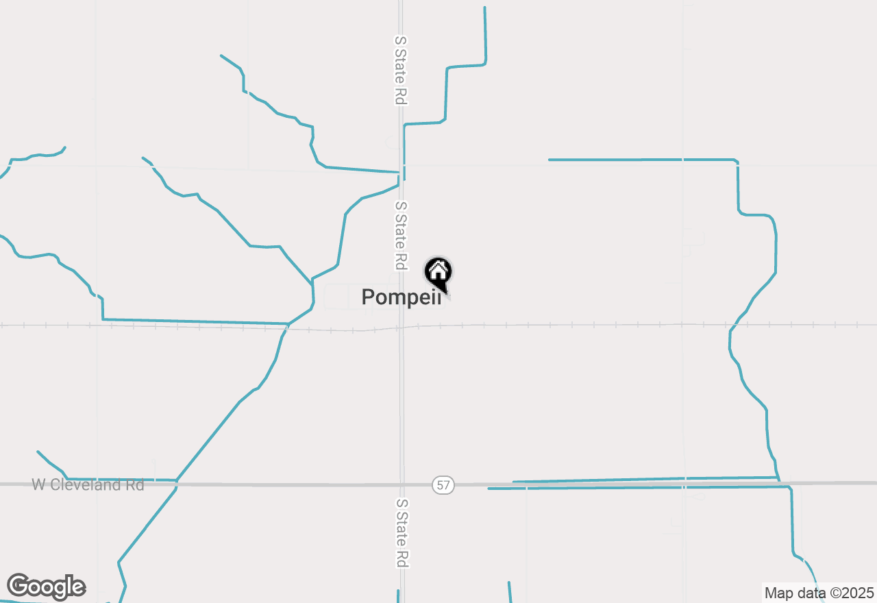 Map of 217 E Fulton Street, Pompeii, MI 48874