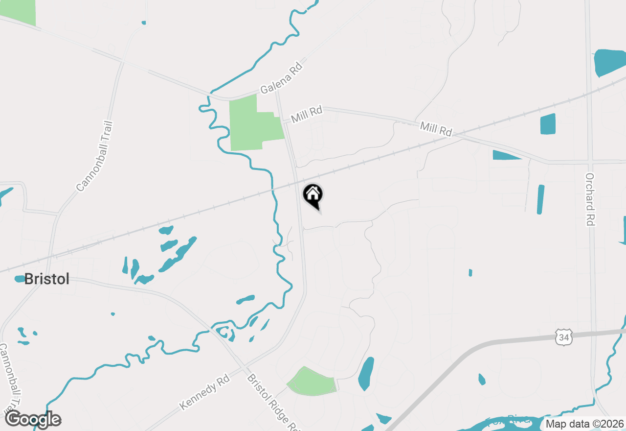 Map of 3551 Richardson Circle, Yorkville, IL 60560