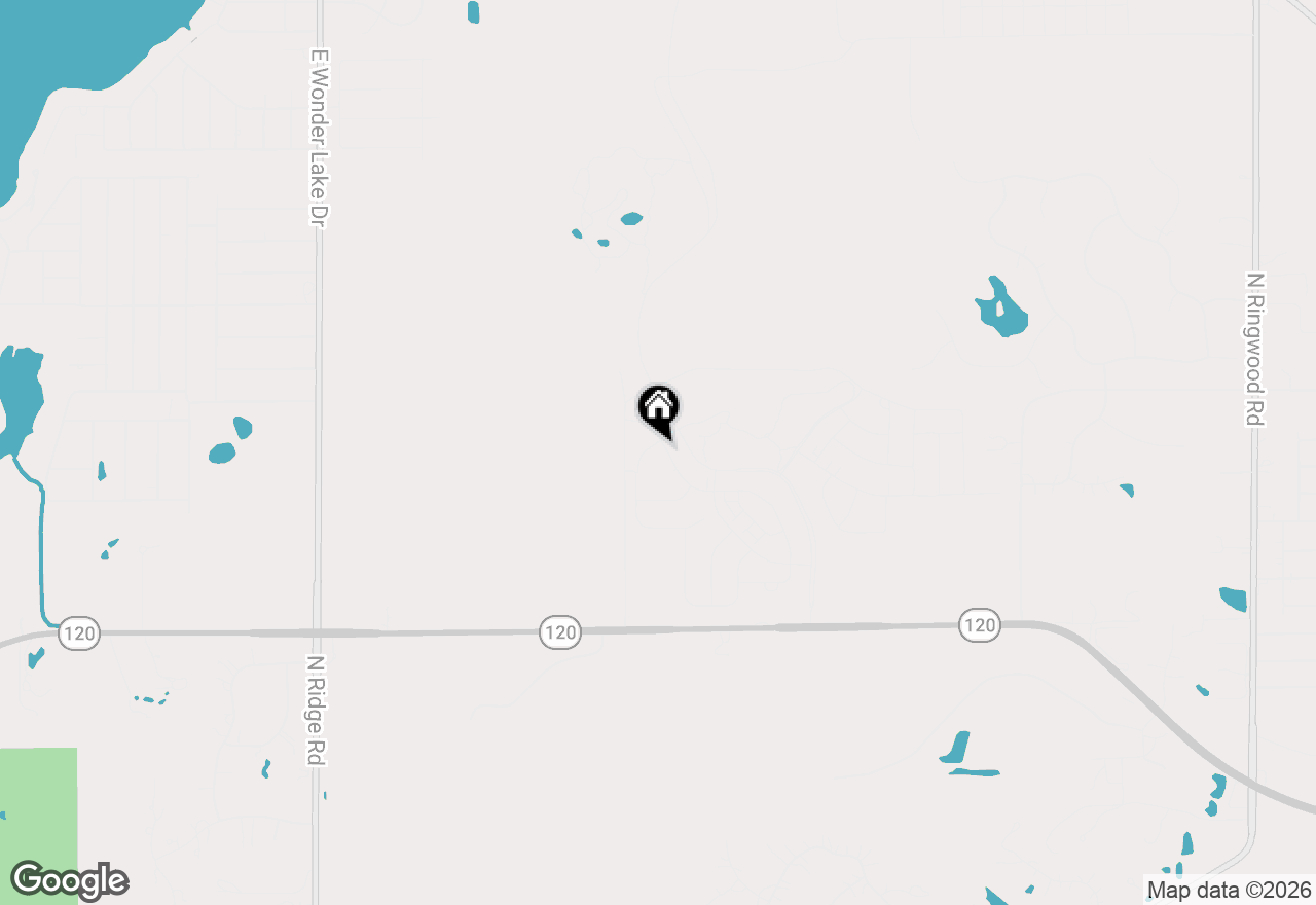 Map of 2282 Cobble Springs Drive, Wonder Lake, IL 60097