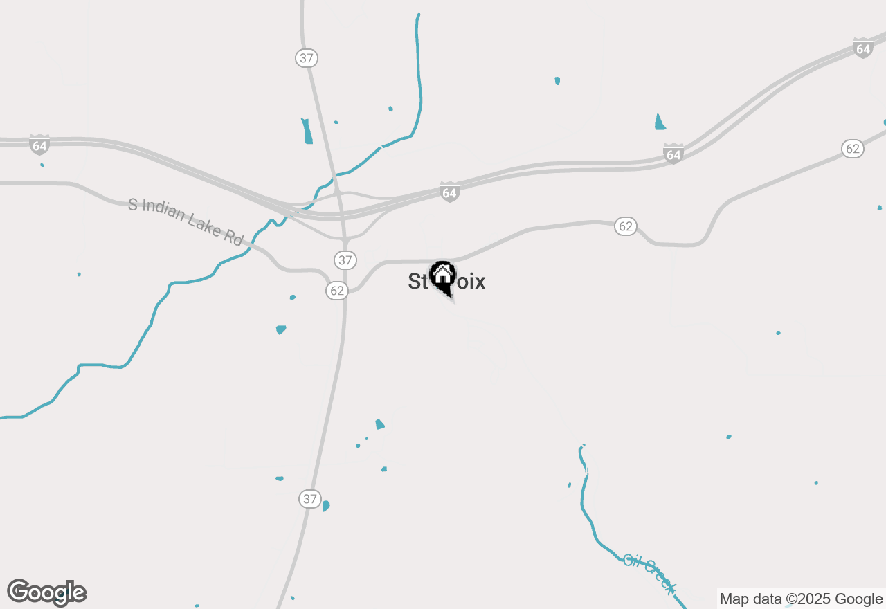 Map of  St. Croix Road, St. Croix, IN 47576