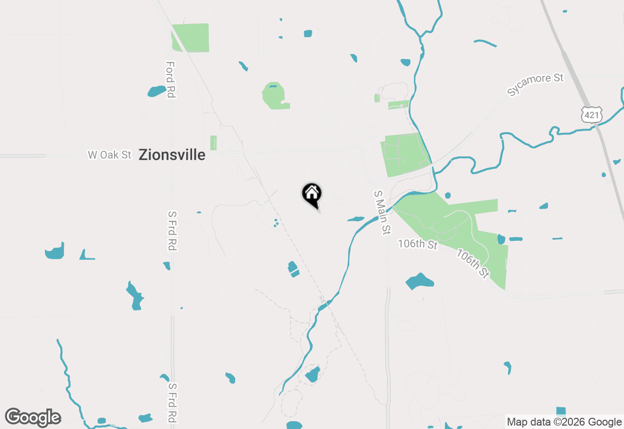 Map of 530 Eagleview Court, Zionsville, IN 46077