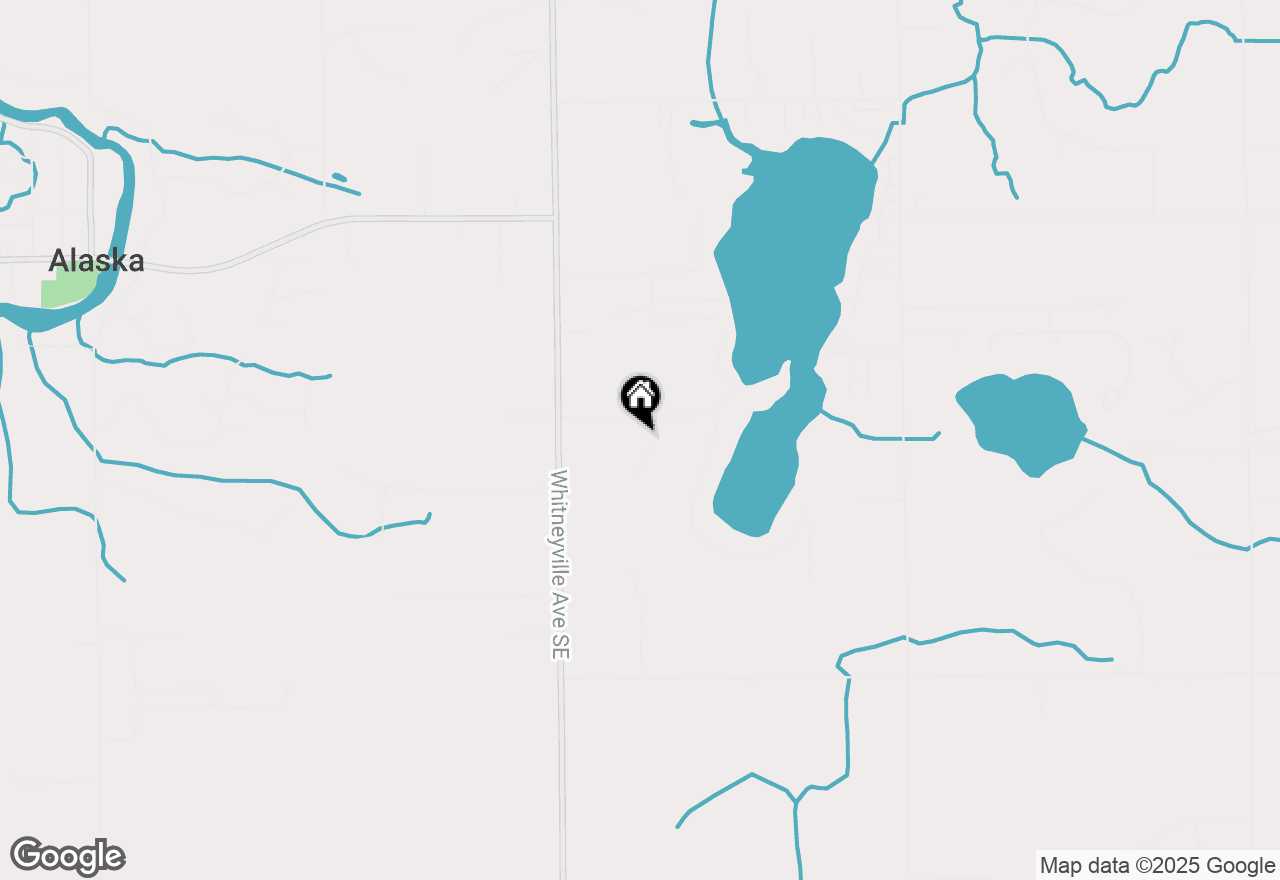 Map of 8550 Garbow Court Se, Alto, MI 49302