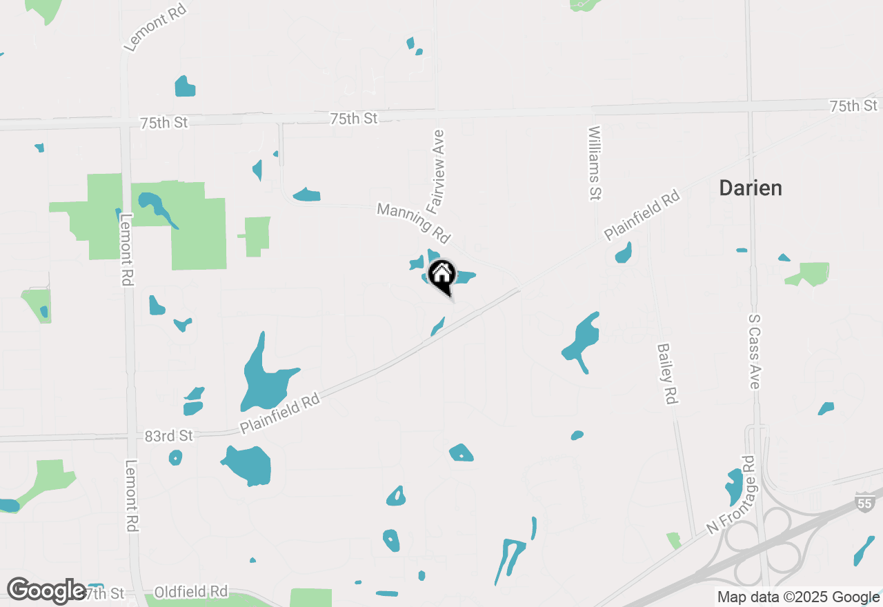 Map of 505 Redondo Drive #206, Downers Grove, IL 60516