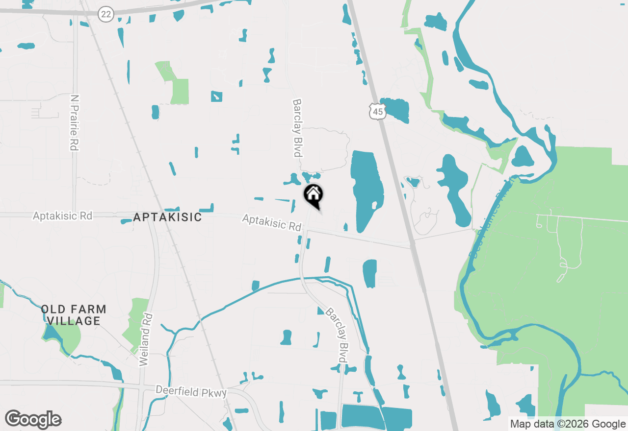 Map of 408 Edgeworth Place, Lincolnshire, IL 60069