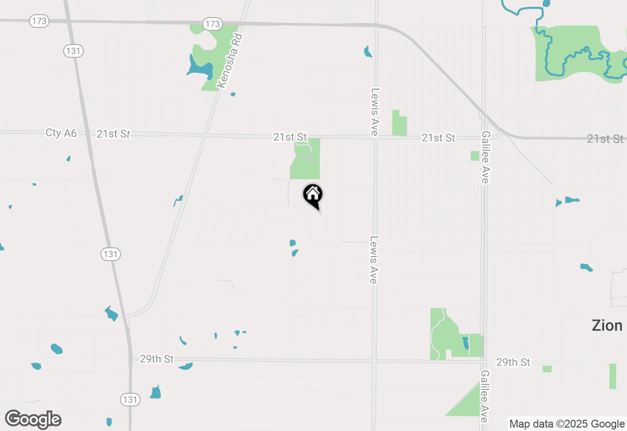 Map of 3421 Sarah Drive, Zion, IL 60099