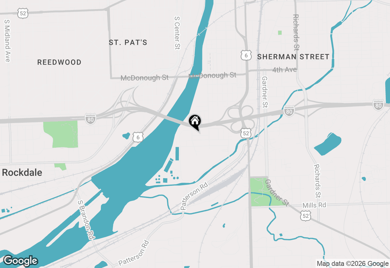 Map of 225 Davis Street, Joliet, IL 60436