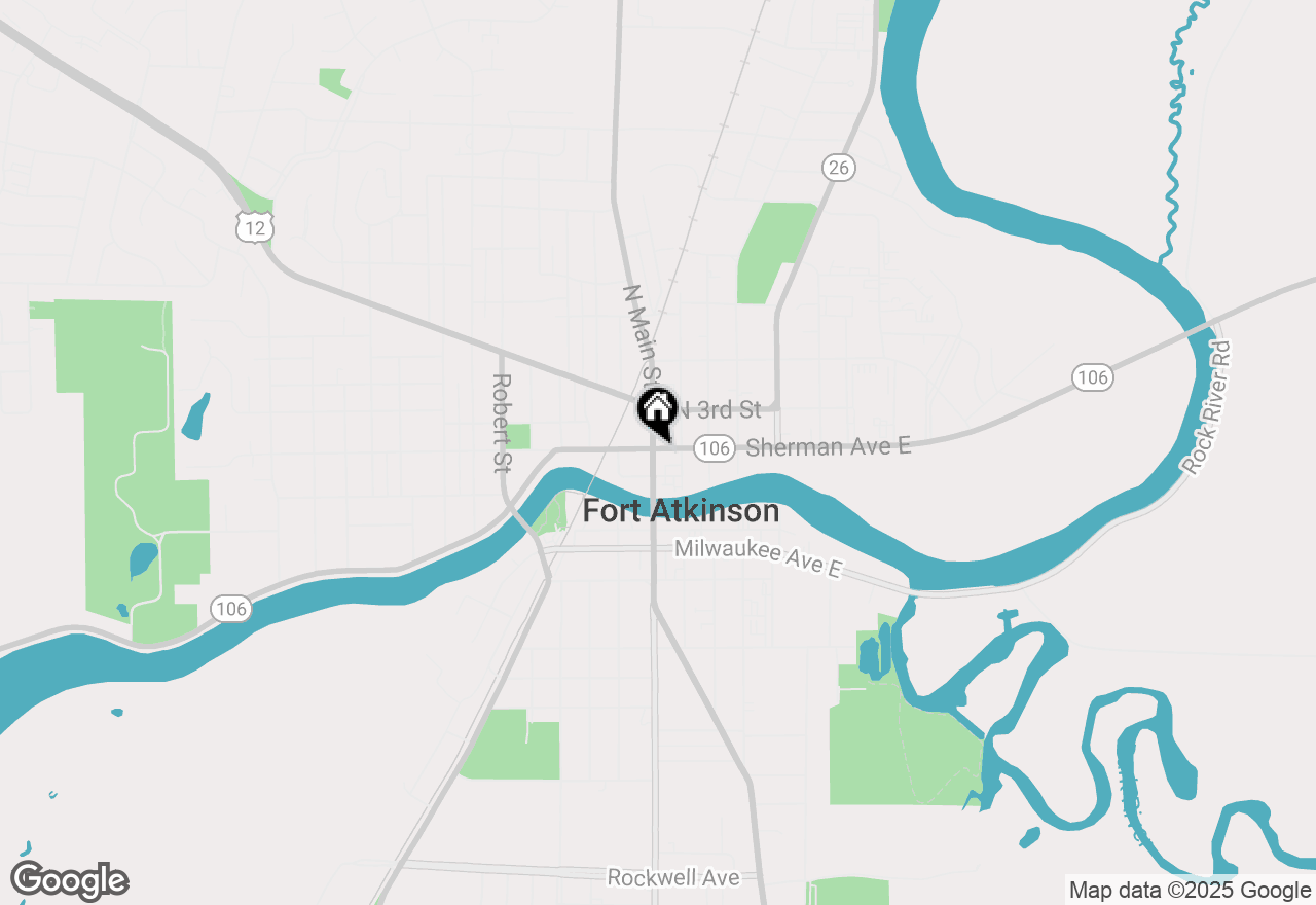 Map of 130 N Main Street, Fort Atkinson, WI 53538