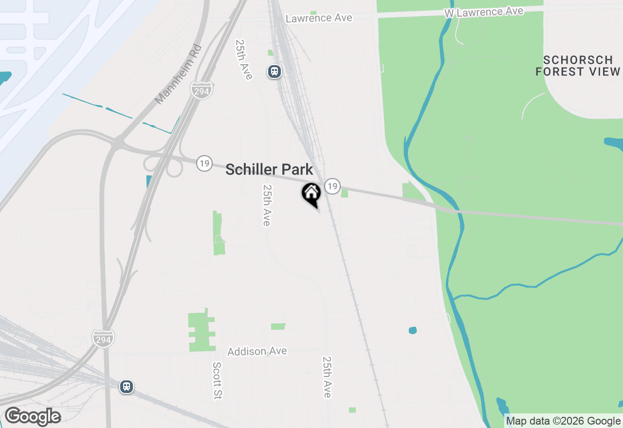 Map of 4055 Prairie Avenue #1, Schiller Park, IL 60176