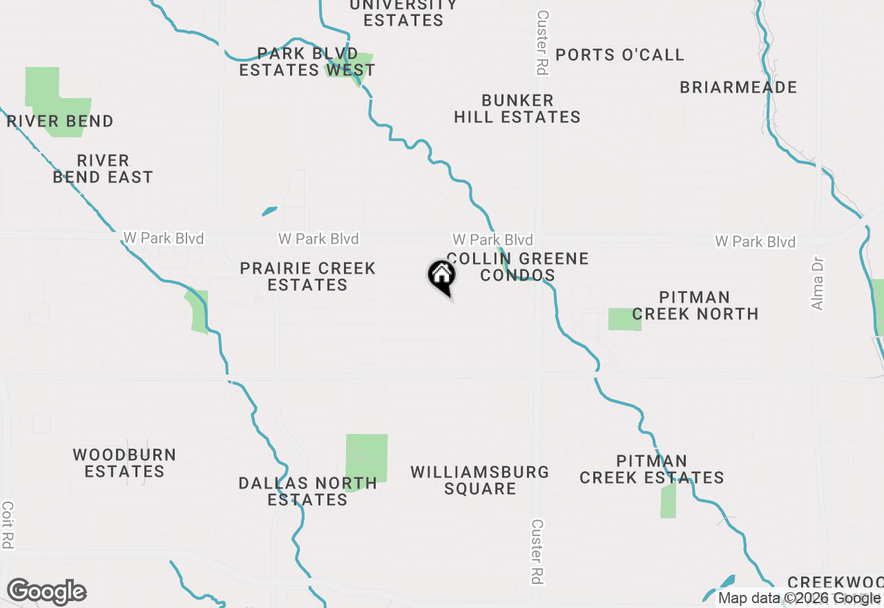 Map of 2416 Dalgreen Drive, Plano, TX 75075