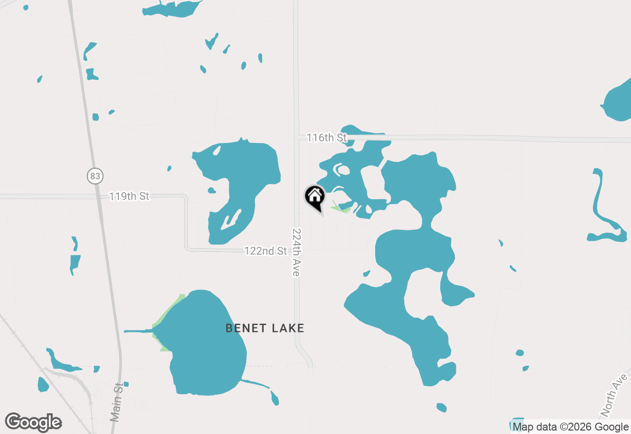 Map of 22221 121st St, Bristol, WI 53104