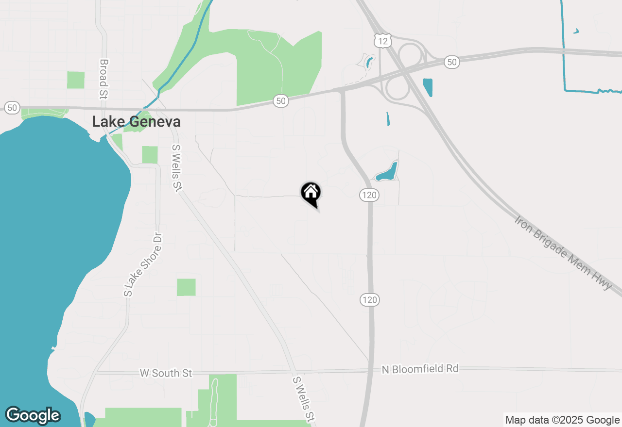 Map of 683 N Joshua Ln, Lake Geneva, WI 53147
