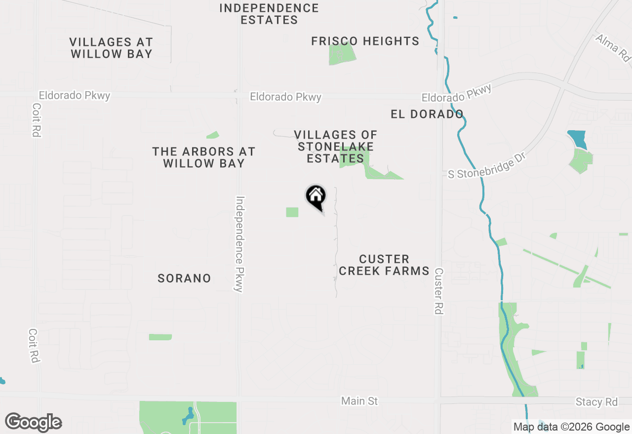 Map of 15135 Dublin Lane, Frisco, TX 75035