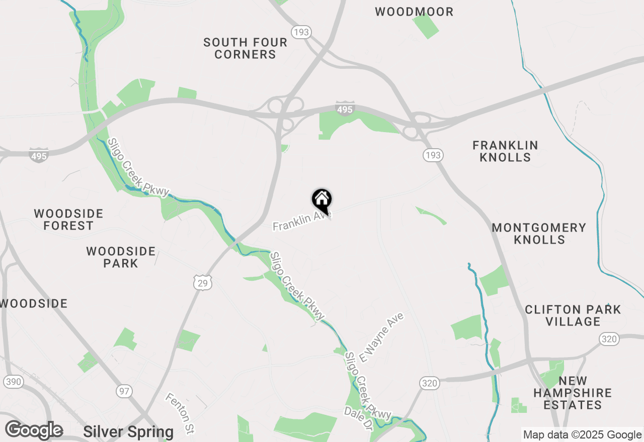 Map of 9330 Caroline Avenue, Silver Spring, MD 20901