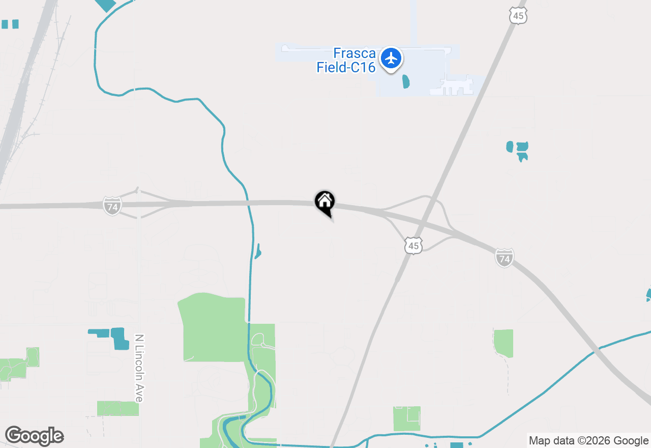 Map of 2106 Hagan Boulevard, Urbana, IL 61801