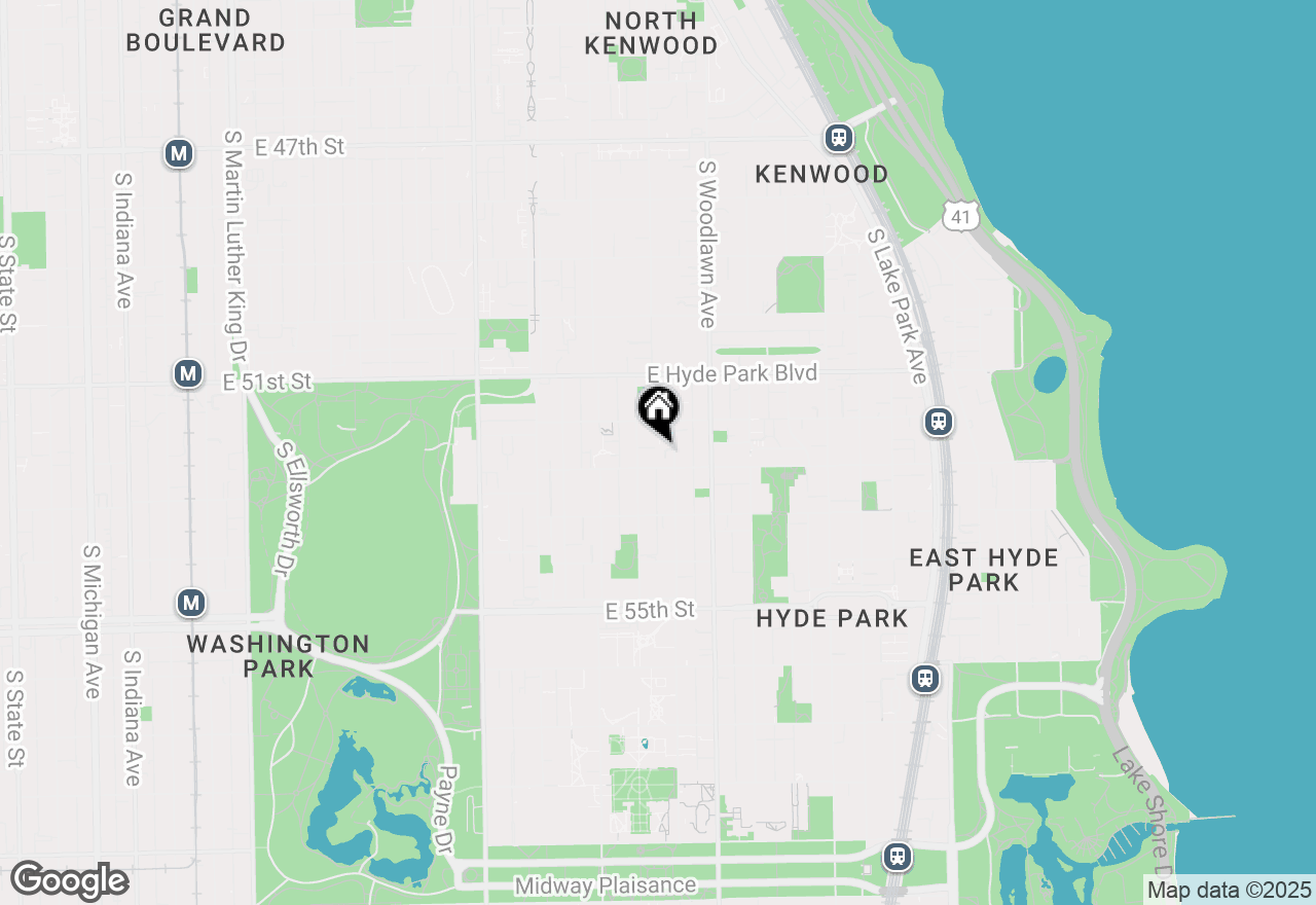 Map of 5230 S University Avenue #D, Chicago, IL 60615