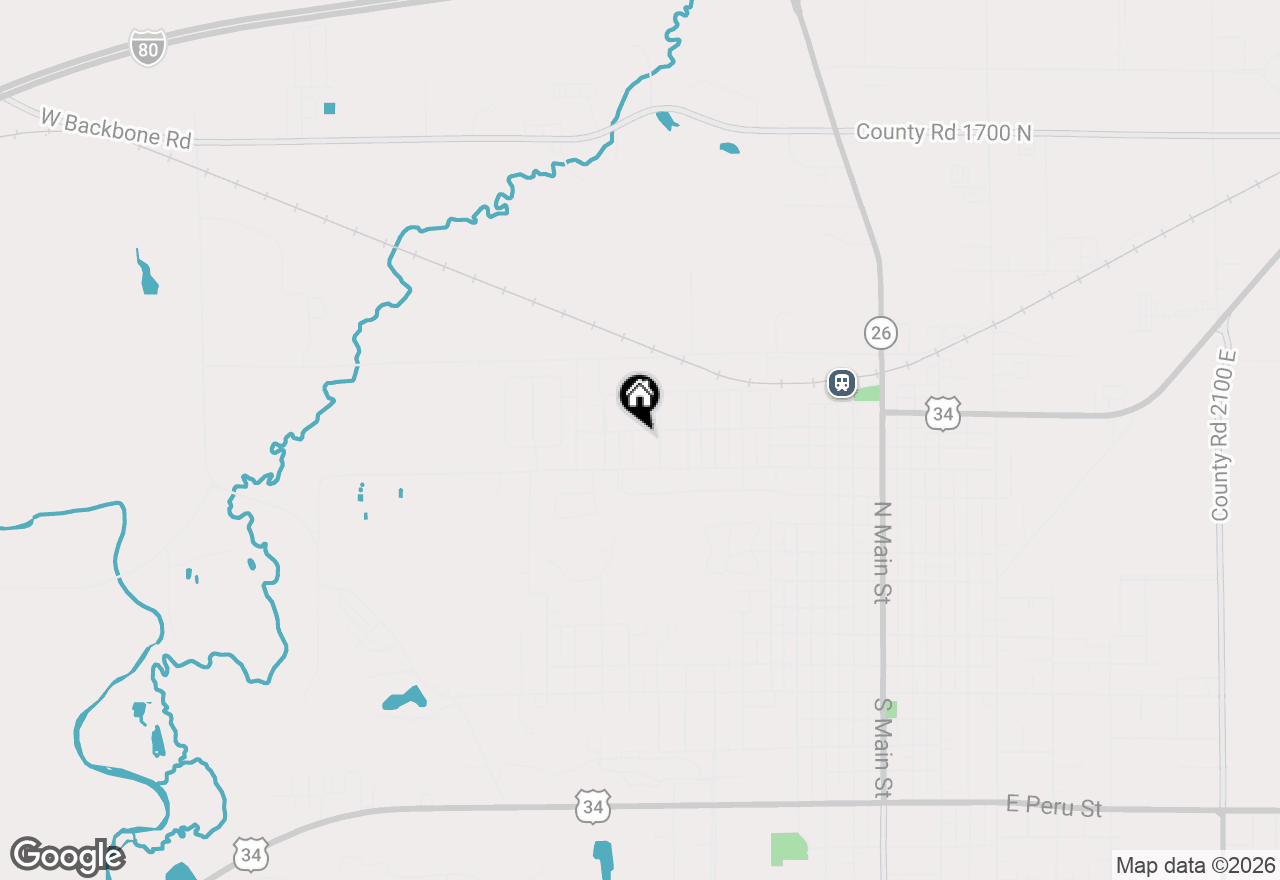 Map of 824 W Marquette Street, Princeton, IL 61356