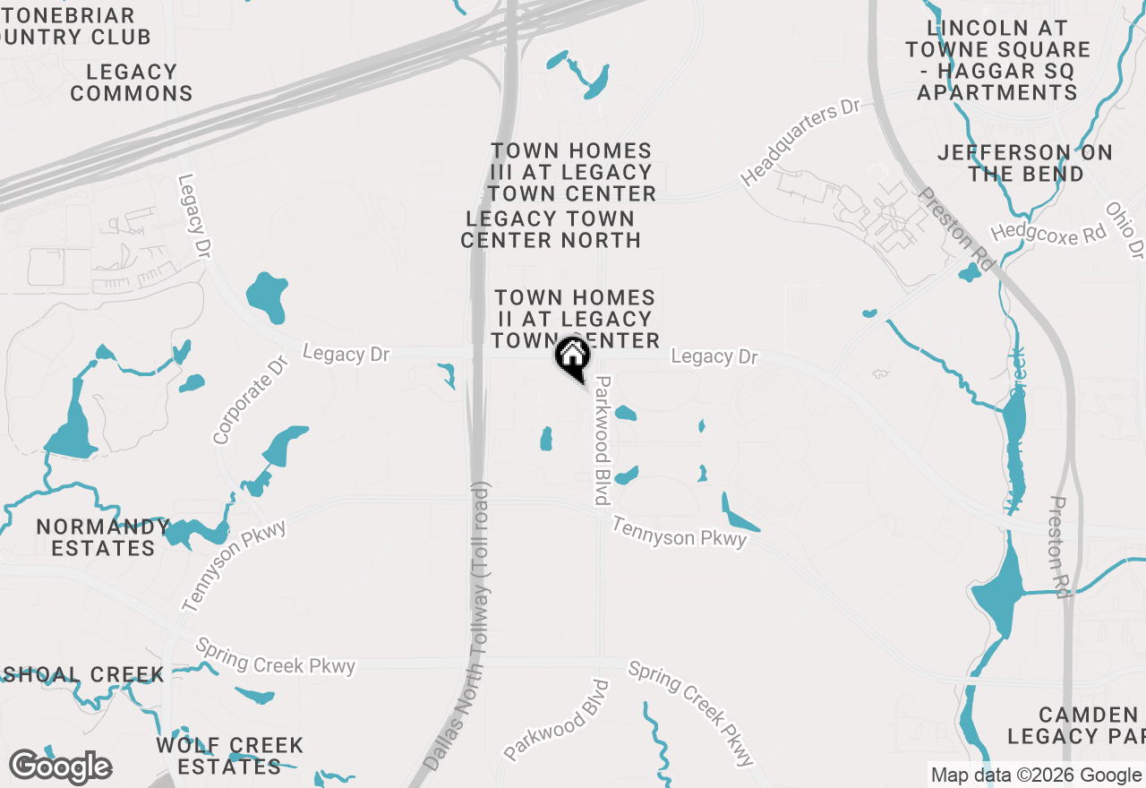 Map of 7212 Olivia Lane, Plano, TX 75024