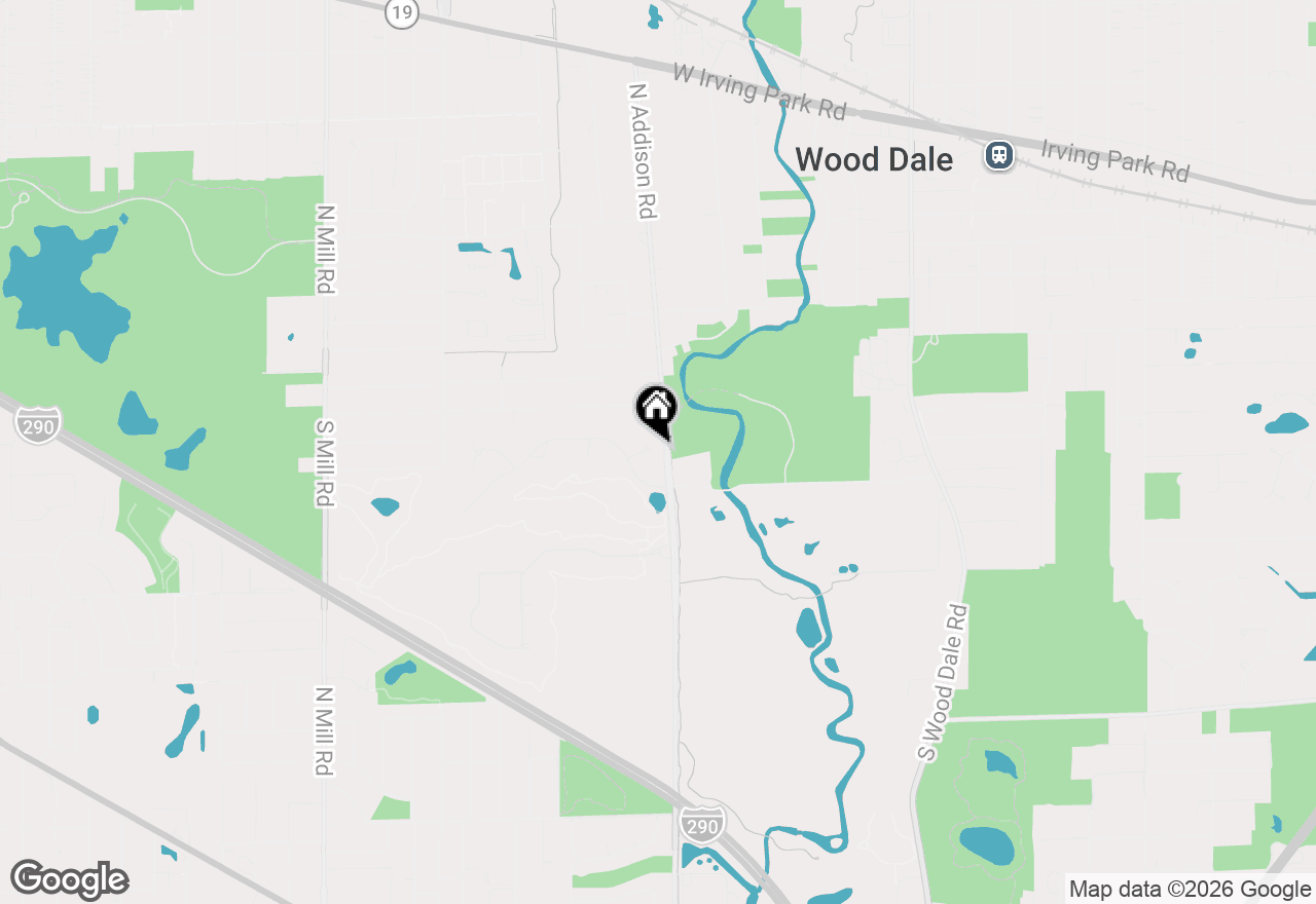 Map of 338 Essex Court #338, Wood Dale, IL 60191