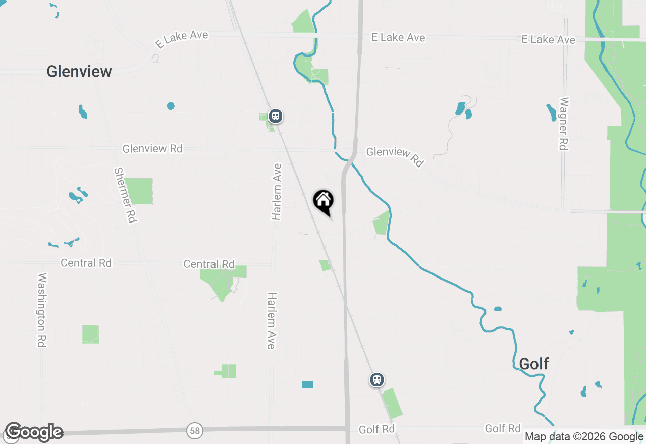 Map of 710 Waukegan Road #204B, Glenview, IL 60025