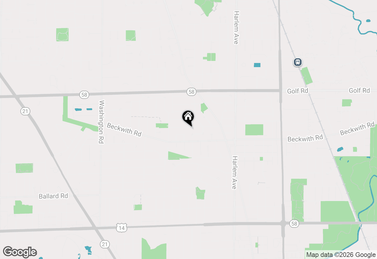 Map of 7441 Lyons Street, Morton Grove, IL 60053