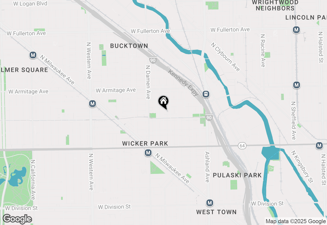 Map of 1838 N Wolcott, Chicago, IL 60622