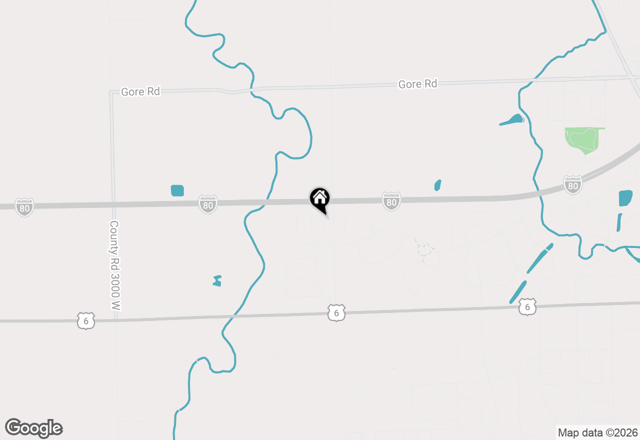 Map of 2016 Red Willow Road, Morris, IL 60450