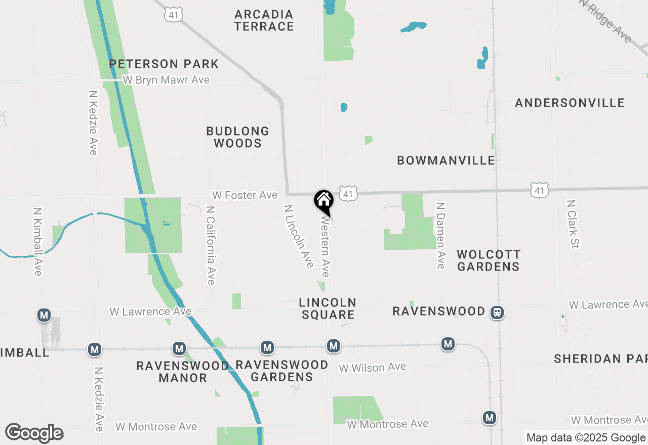 Map of 2402 W Carmen Avenue #201, Chicago, IL 60625