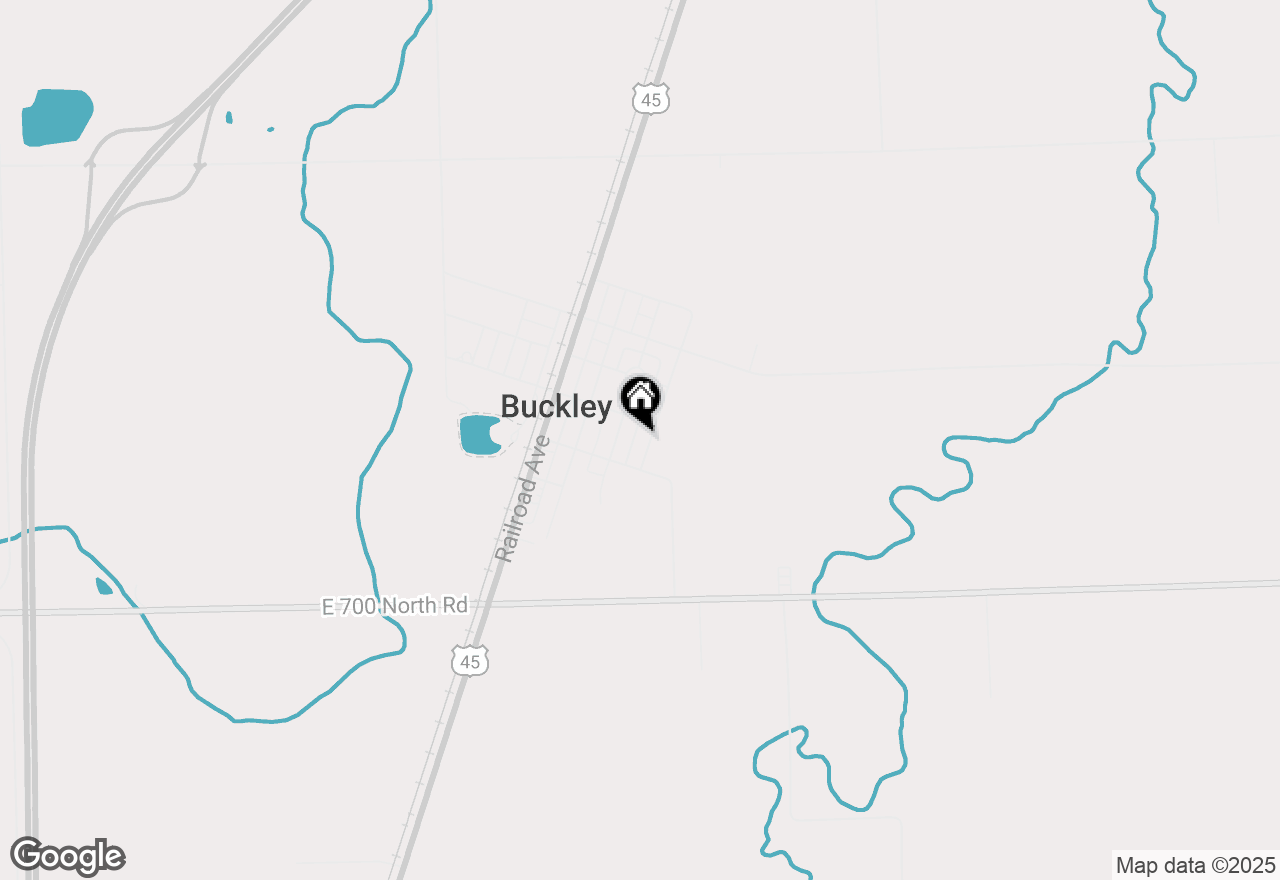 Map of 205 S Pine Street, Buckley, IL 60918