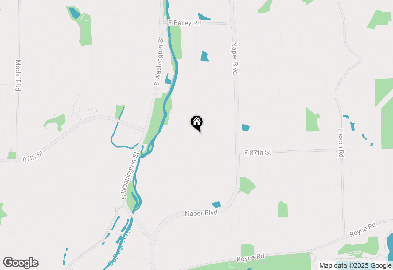 Map of 336 Brooklea Court, Naperville, IL 60565