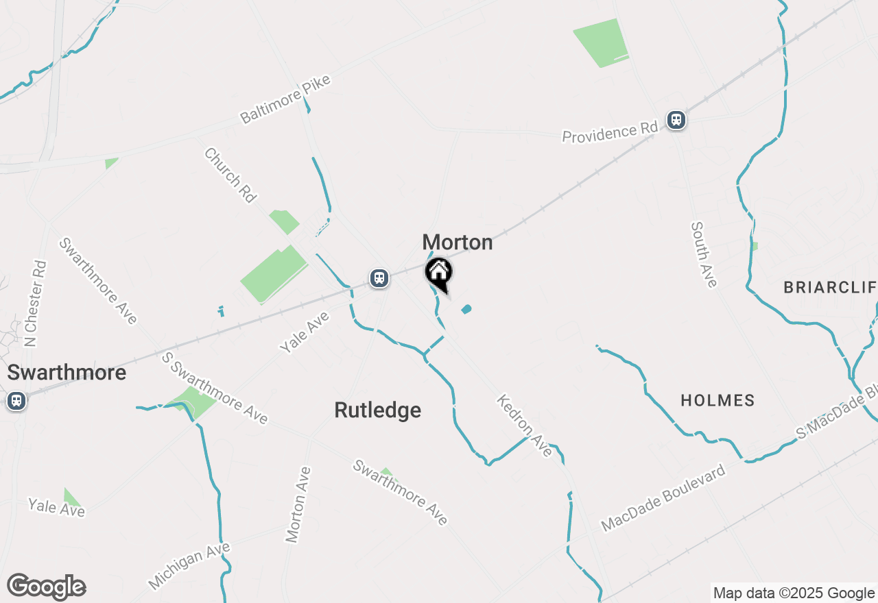 Map of 1908 Franklin Avenue, Morton, PA 19070