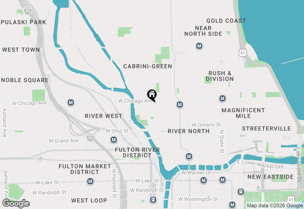 Map of 460 W Superior Street #4-5, Chicago, IL 60654