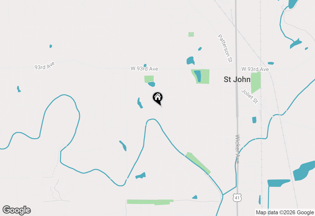 Map of 12480 Acorn Court, St. John, IN 46373