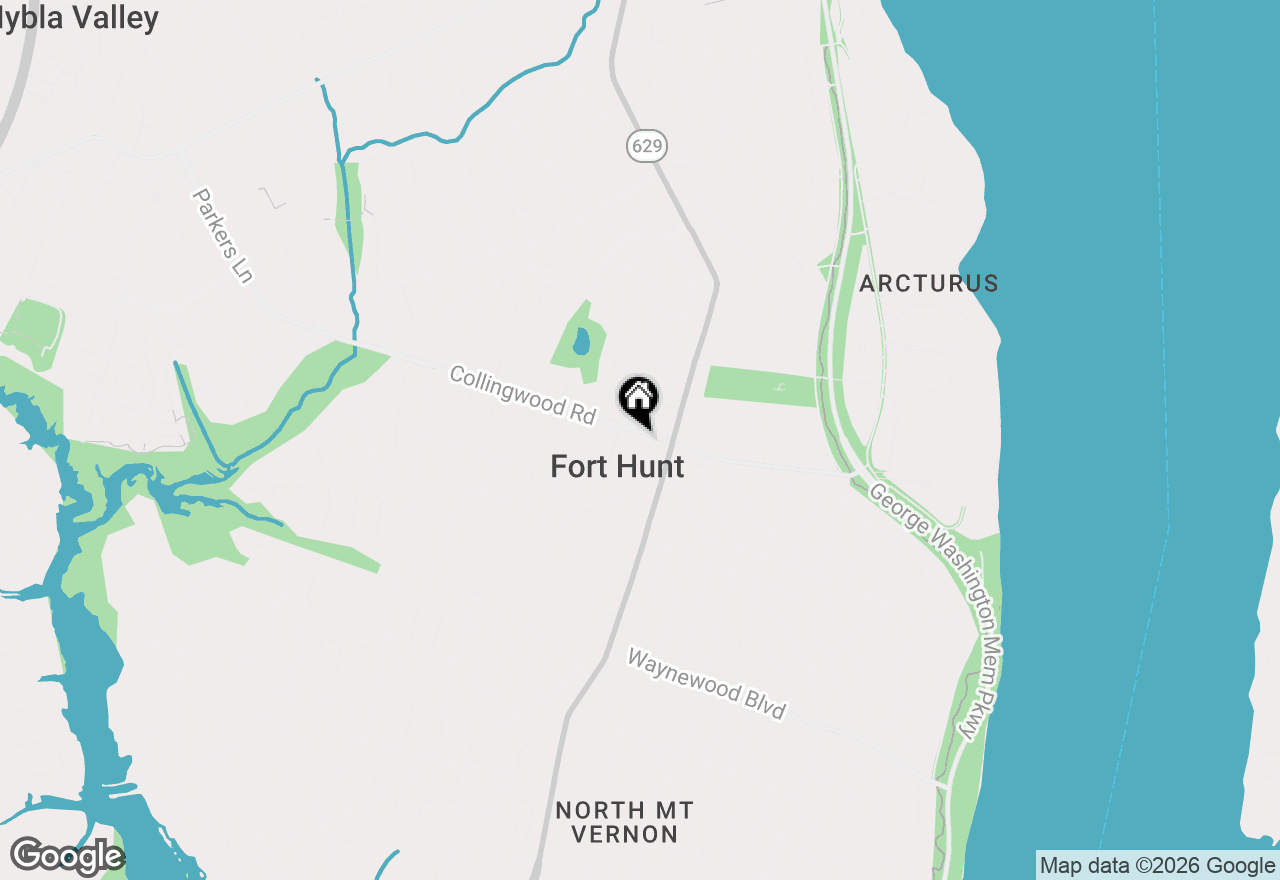 Map of 1301 Collingwood Road, Alexandria, VA 22308