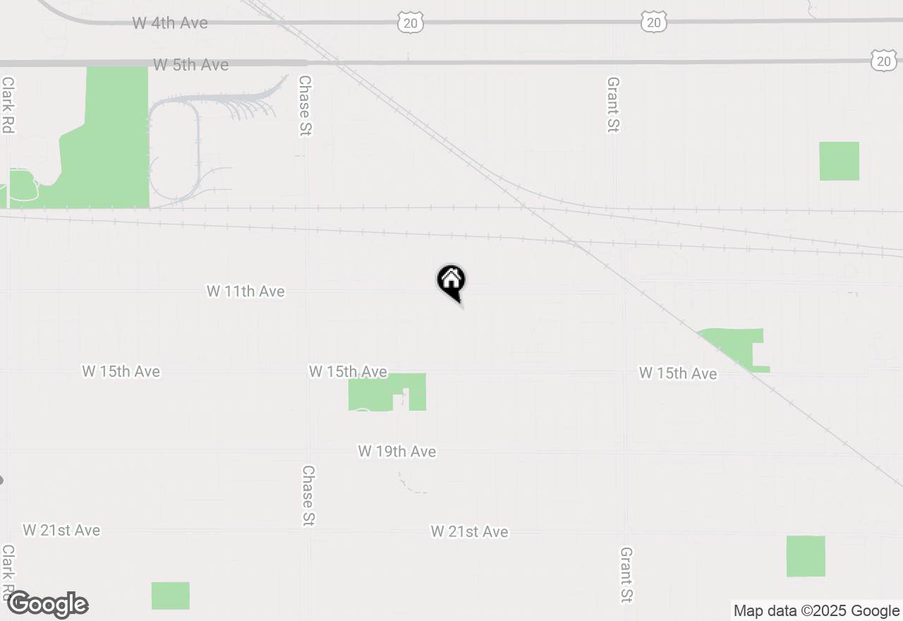 Map of 1201 Rutledge Street, Gary, IN 46404
