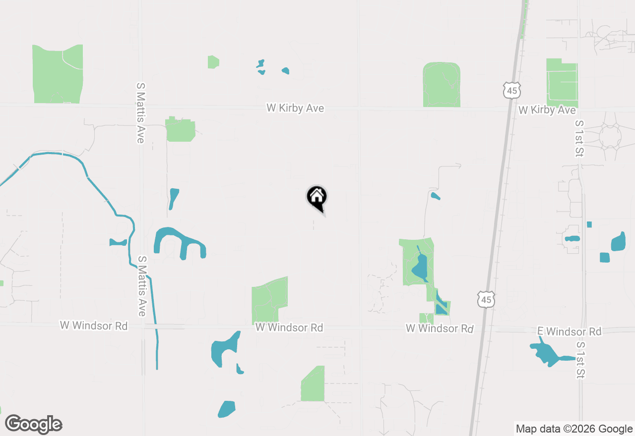 Map of 1804 Mcdonald Drive, Champaign, IL 61821