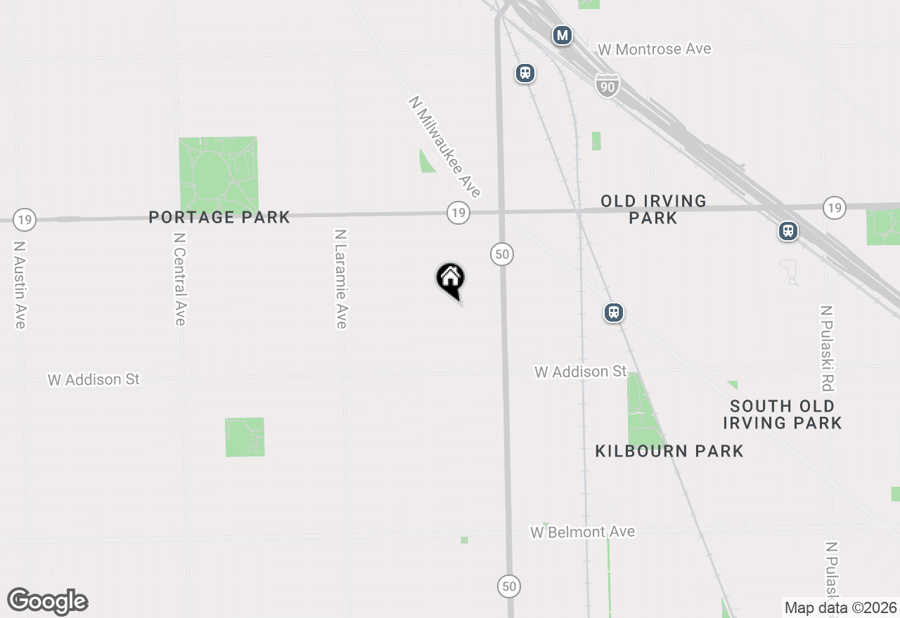 Map of 4914 W Warwick Avenue, Chicago, IL 60641