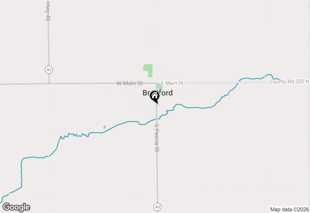 Map of 103 1st Street, Bradford, IL 61421