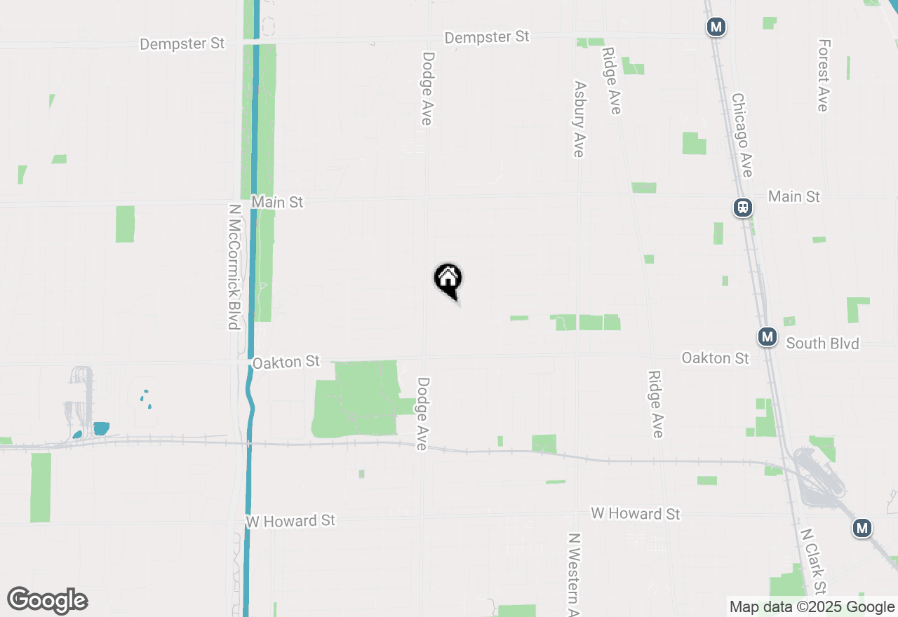 Map of 1800 Seward Street, Evanston, IL 60202