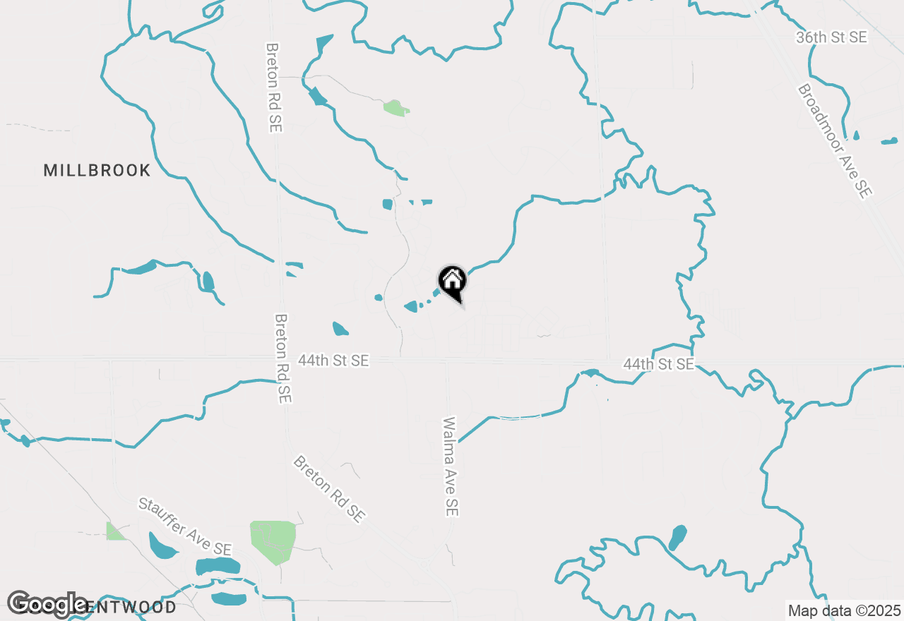 Map of 2791 W Cobblestone Court Se #4, Kentwood, MI 49512