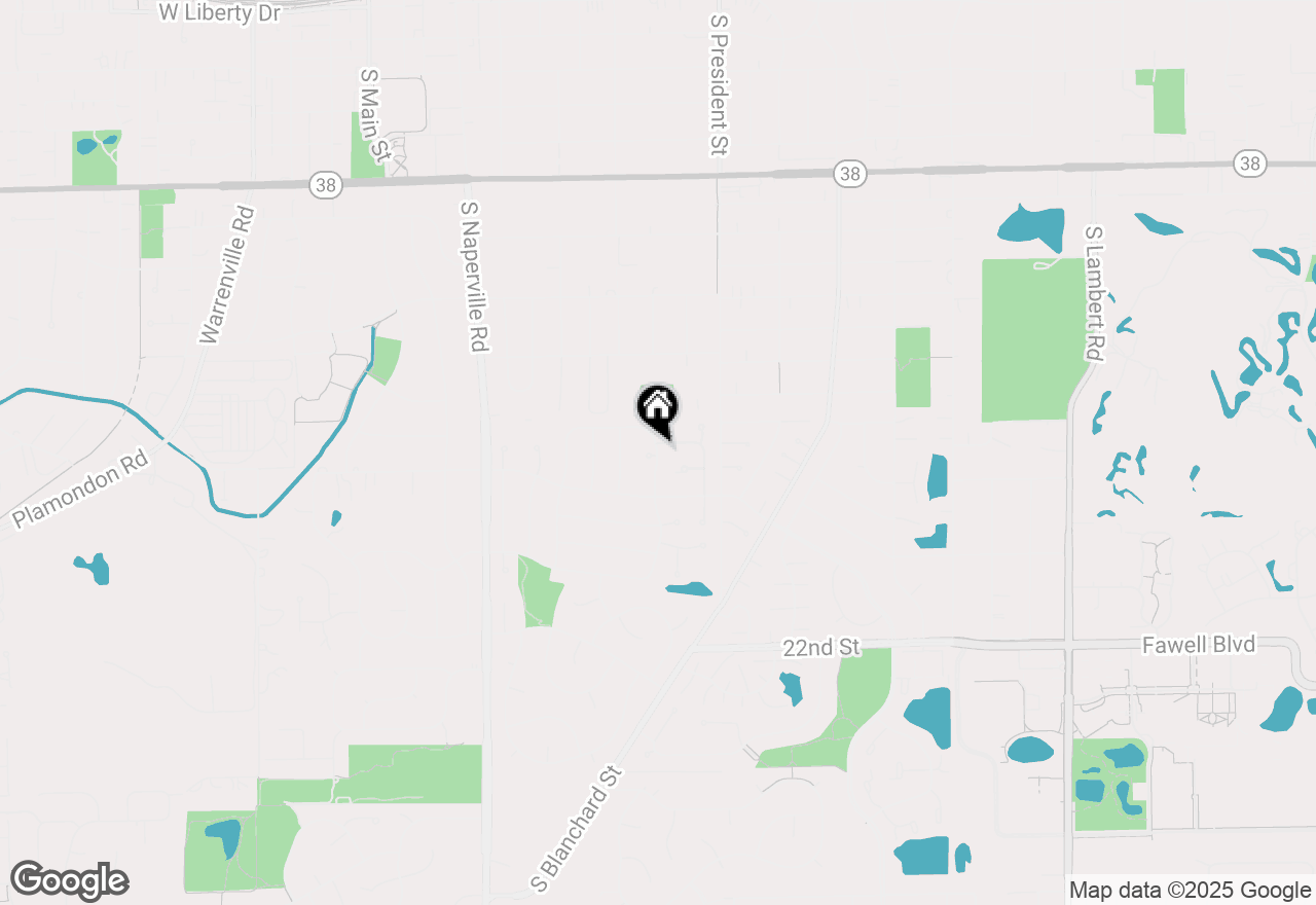 Map of 1441 Haverhill Drive #B, Wheaton, IL 60189