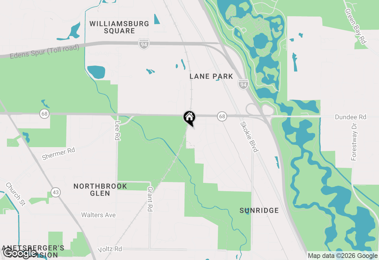 Map of 737 York Court, Northbrook, IL 60062