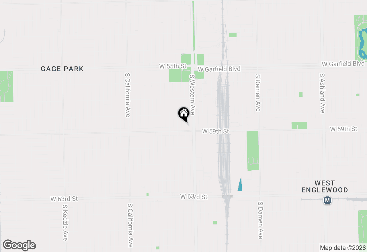 Map of 5840 S Artesian Avenue, Chicago, IL 60629