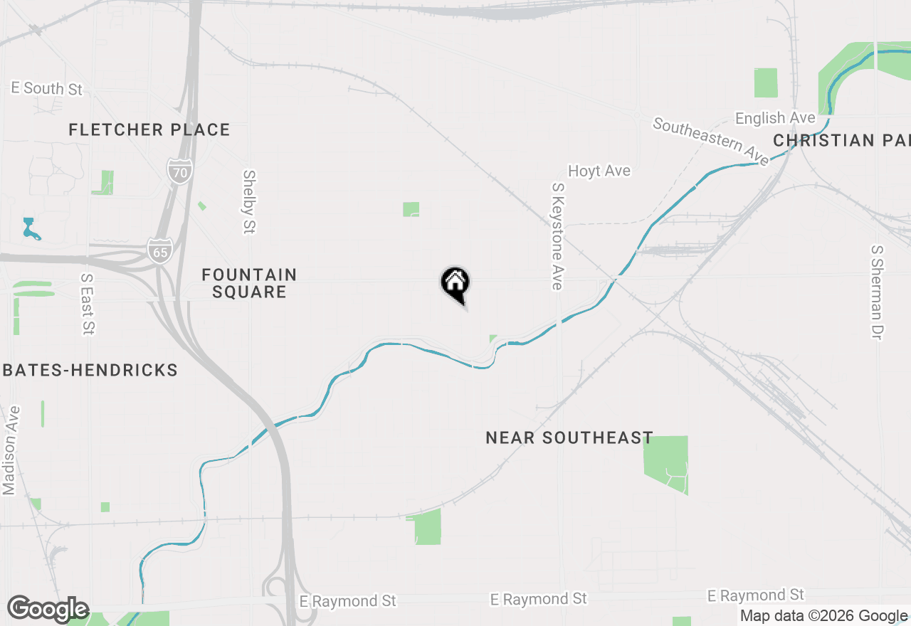 Map of 1153 S Randolph Street, Indianapolis, IN 46023