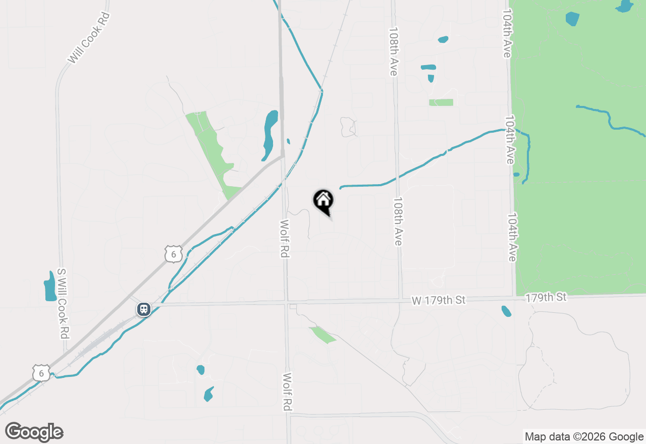 Map of 17613 Ryan Lane, Orland Park, IL 60467