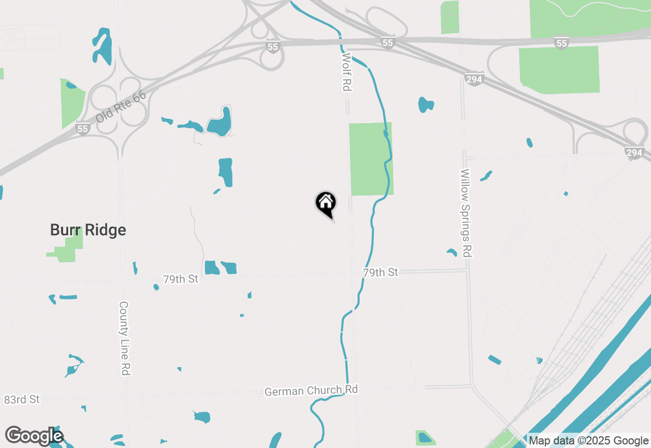 Map of 11315 77th Street, Burr Ridge, IL 60527